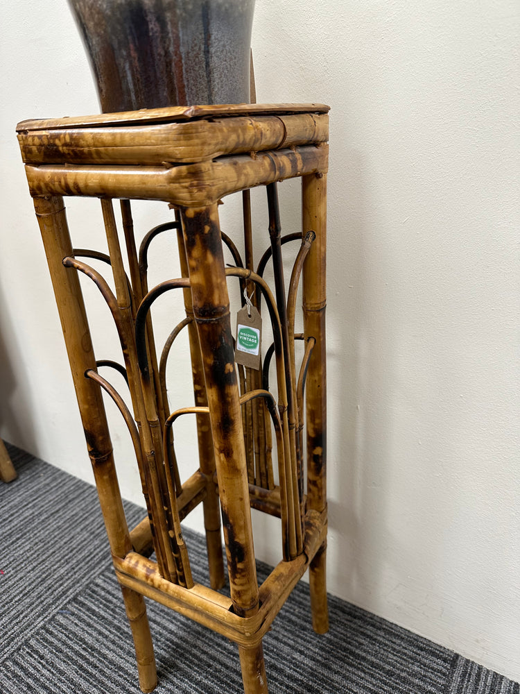 
                
                    Load image into Gallery viewer, Vintage Bamboo Plant Stand
                
            