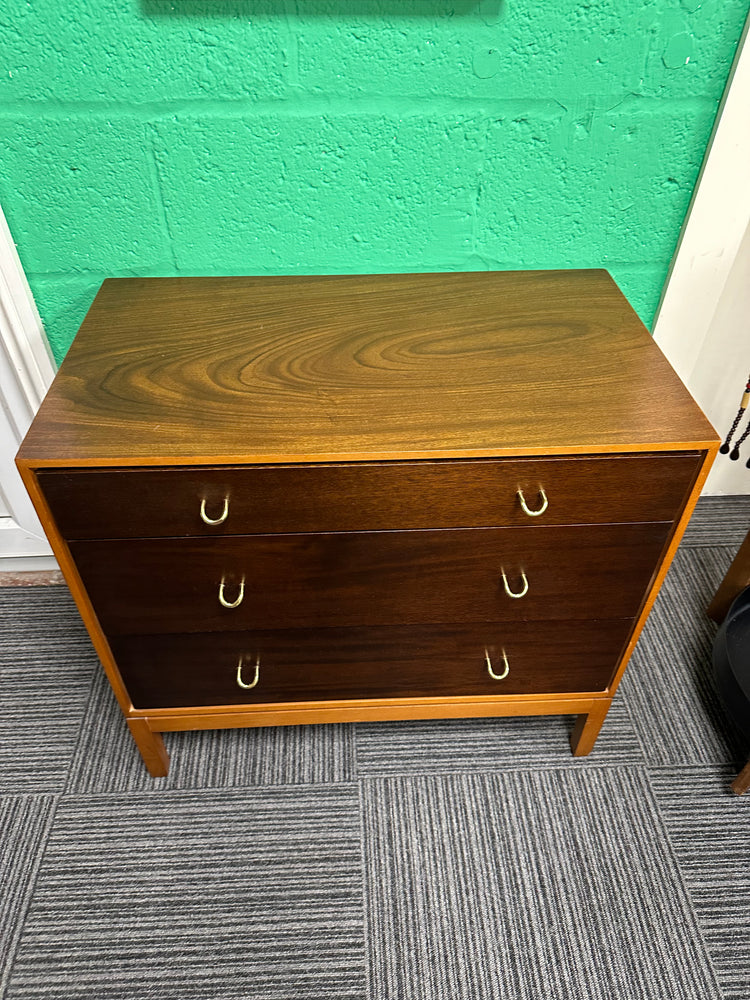 Stag Walnut Midcentury Chest of Drawers