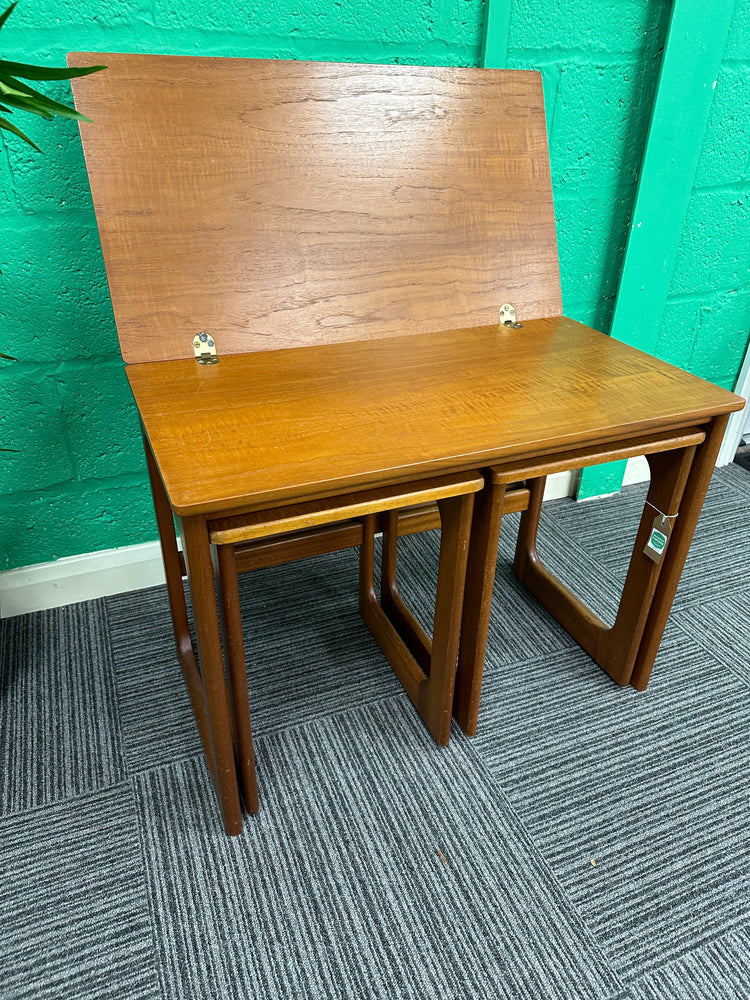 
                
                    Load image into Gallery viewer, 1960s Teak McIntosh Tri-Form Nesting Tables
                
            