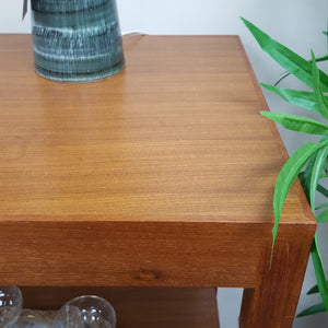 
                
                    Load image into Gallery viewer, 1970s Vintage Teak Console Table
                
            