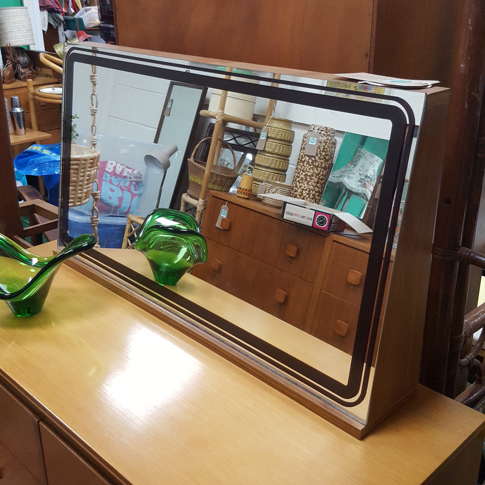 1970s Rare Free Standing Table Top Mirror